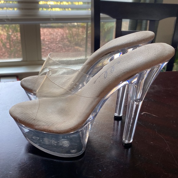 🔥WORN SIZE 7 ELLE 6 INCH HEELS W PLATFORM🔥 - Picture 4 of 4